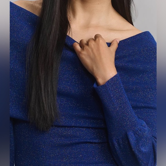 Anthropologie Sensual Off-the-Shoulder Sweater - Picture 3 of 4
